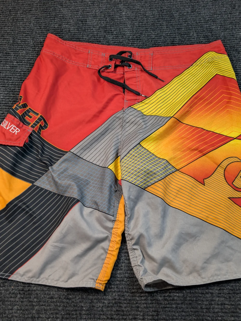 VTG Quicksilver Colorblock Board Shorts